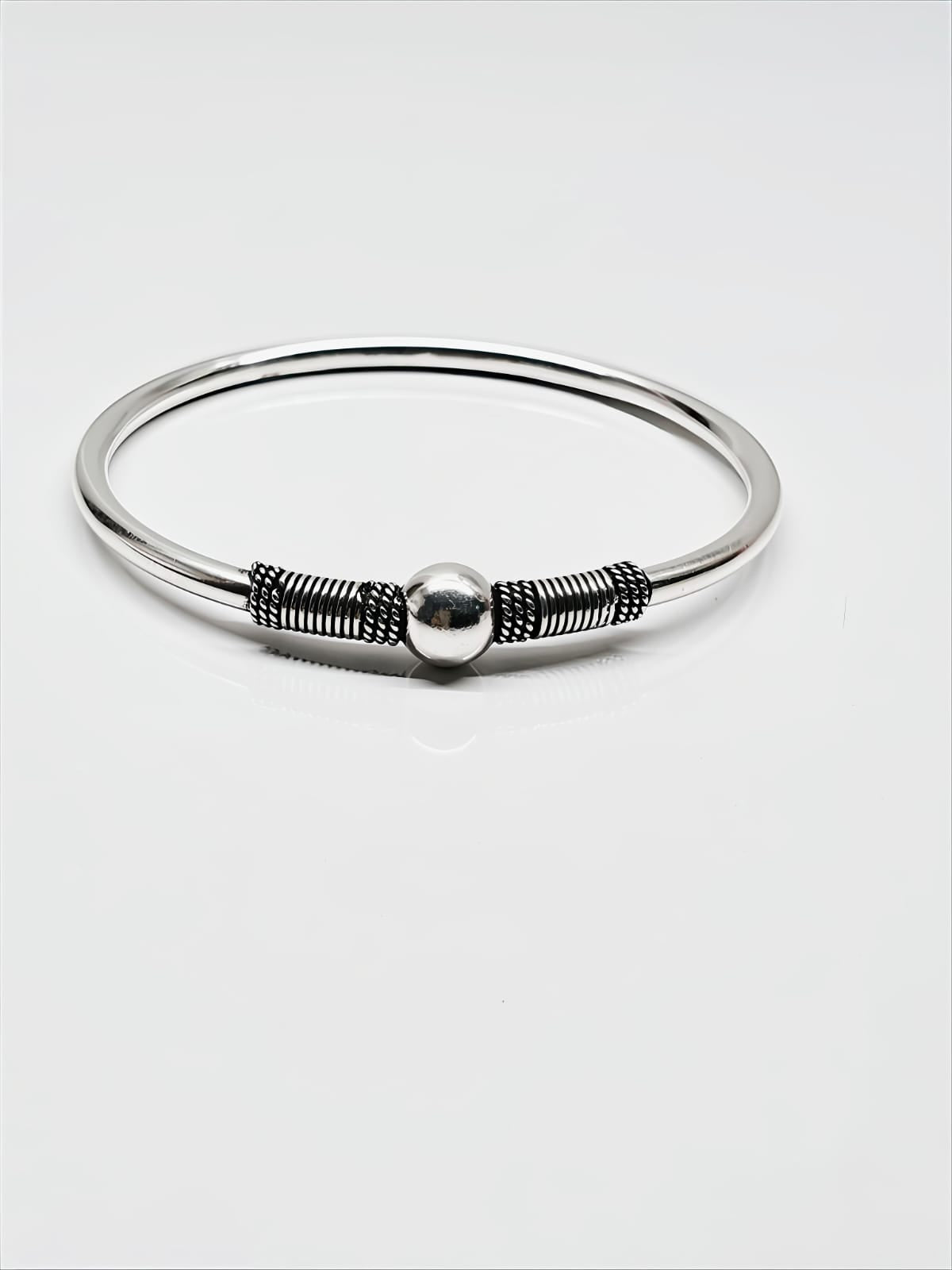 Bold Orbit Silver Kada by SilvSaga