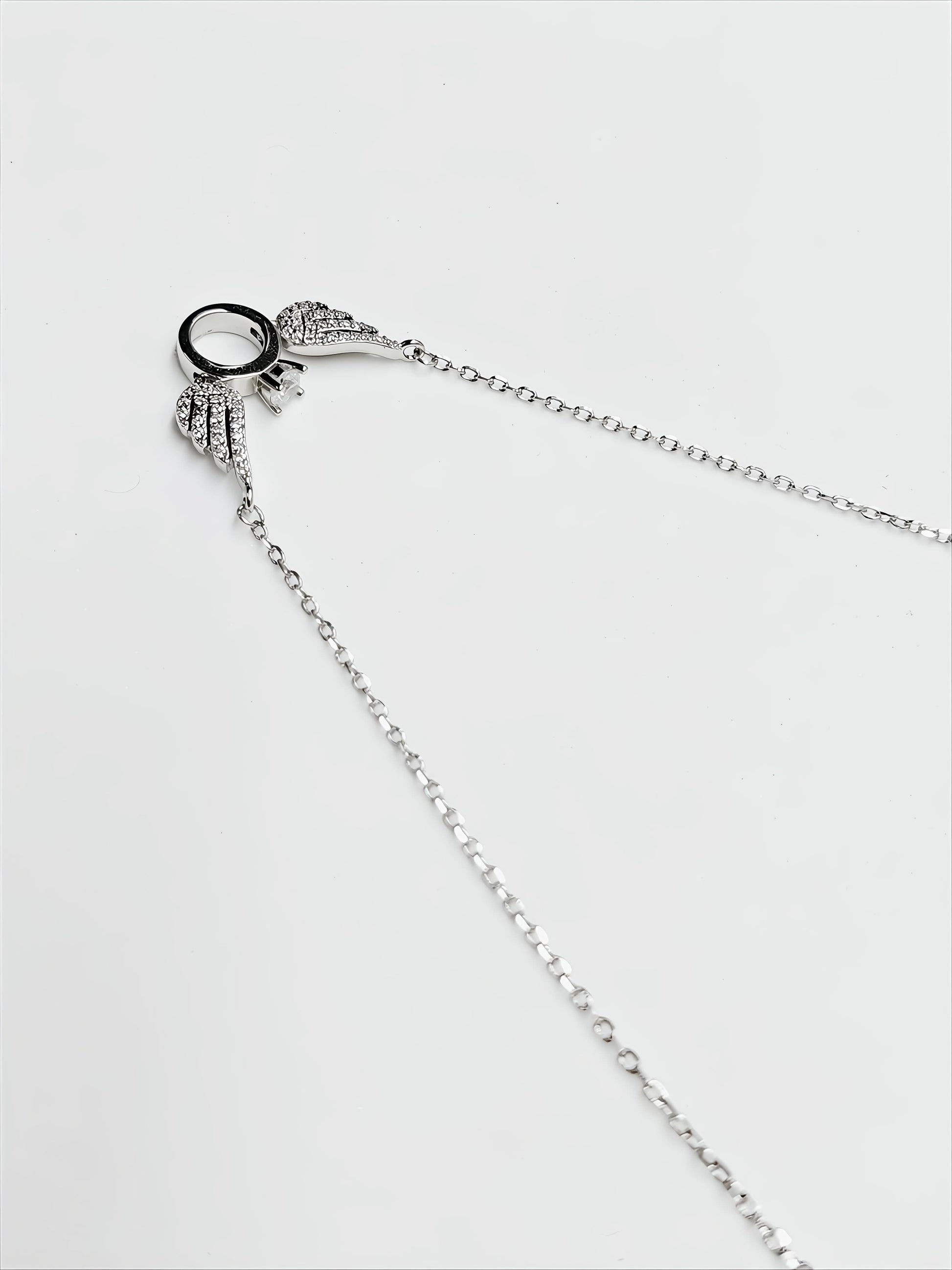 Celestial Wings Silver Necklace by SilvSaga