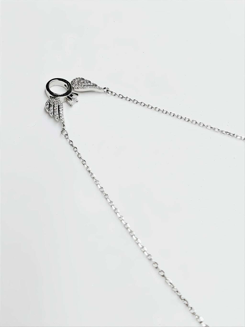 Celestial Wings Silver Necklace by SilvSaga