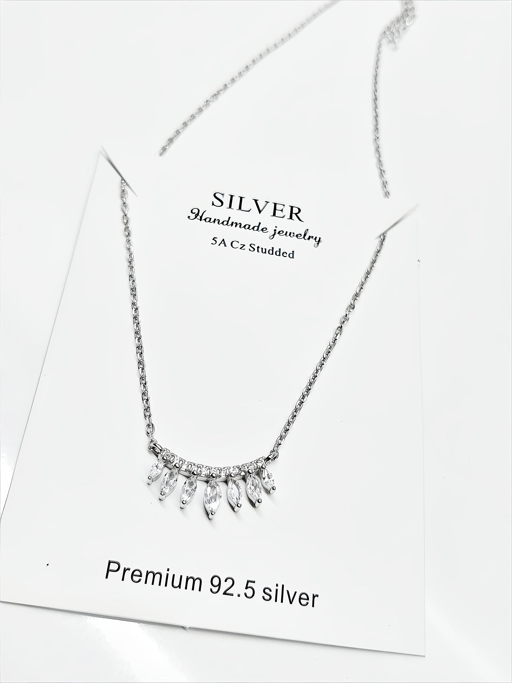Dewdrop Elegance Necklace by SilvSaga
