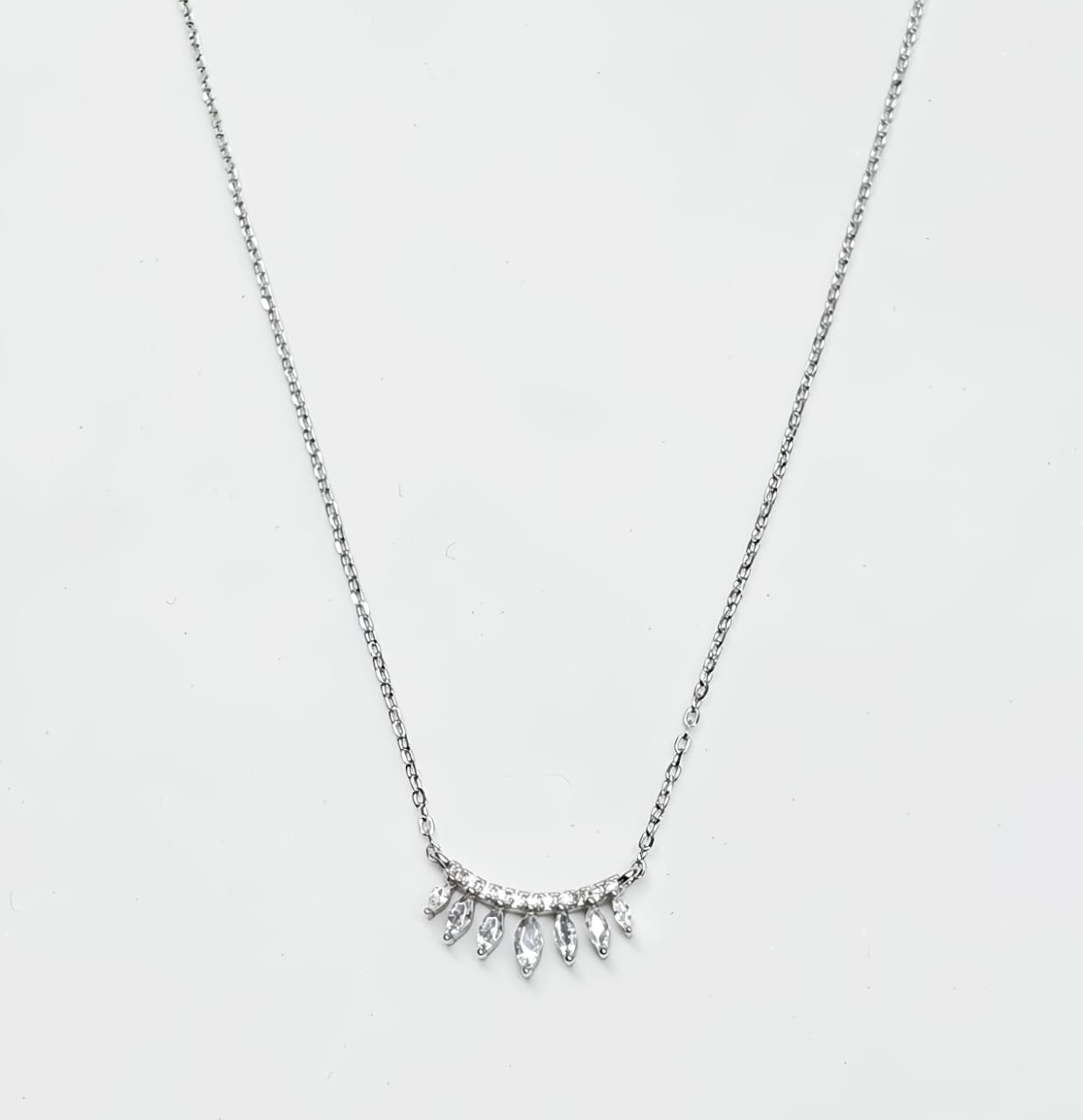 Dewdrop Elegance Necklace by SilvSaga